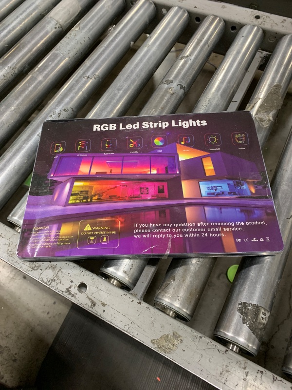 Photo 1 of HBOWMDJIA Led Lights for Bedroom 200 FT (2 Rolls 100 FT), with Remote and Application Control RGB Color Changing LED Strip Lights, Music Synchronization, Used for Room, Family, Party Decoration