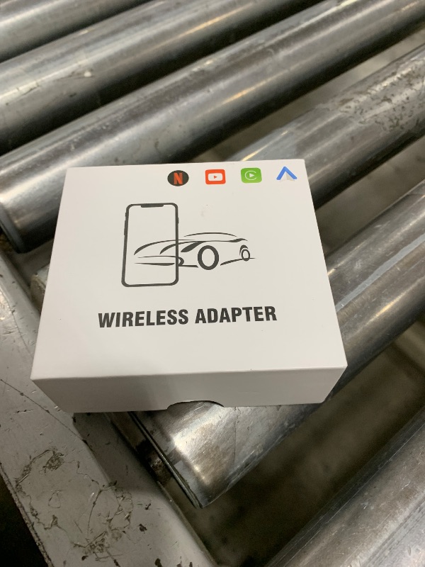 Photo 1 of Wireless Carplay Adapter 2025 Ai Box for iPhone & Android Auto with Netflix YouTube Supports TF card Dongle Plug and Play Easy Setup Carplay Video entertainment box for iOS 10+ and cars after 2015 Car