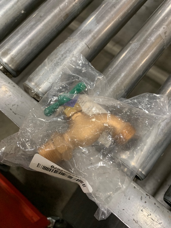 Photo 1 of Eastman Heavy-Pattern Hose Bibb, 3/4 Inch MIP Connection x 3/4 Inch MHT Connection, Brass Plumbing Fitting, 48629