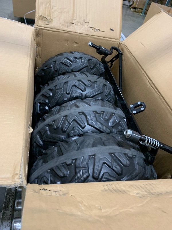 Photo 1 of 24V 2 Seaters Kids Ride on UTV with Remote Control, 10Ah Battery, 17" Extra Large EVA Wheels & 20.5“ Wide Seat for Big Kids, 4WD Electric Vehicle Car, Full-Metal Suspension,Music,LED Lights, Red