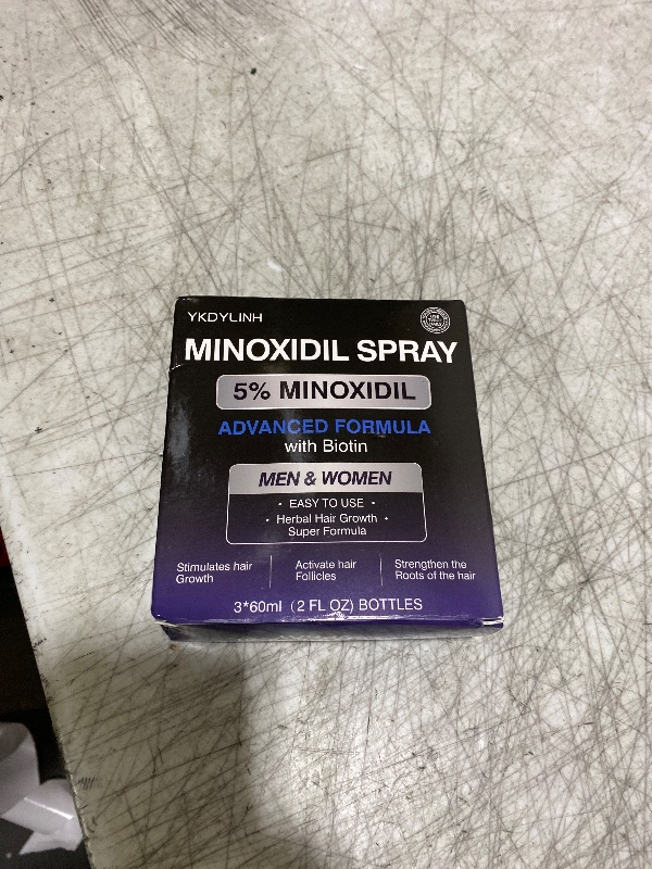 Photo 1 of 5% Minoxidil Spray,3 pack– High-Efficiency Hair Loss Product to Prevent Thinning, and Hair Regrowth Treatment for Stronger, Fuller Hair