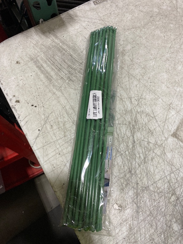 Photo 1 of 20Pcs Plant Support Stakes 17 inch SupKing Garden Orchid Sticks Extended to 3ft 4ft 5ft Plant Poles with Clips for Indoor Outdoor Potted Tomato Rose Amaryllis Vegetables Comes with 20 Ties
