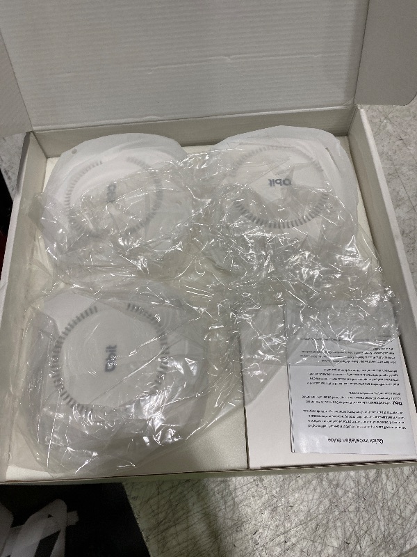 Photo 1 of DBIT AC1200 Whole Home Mesh WiFi System, Covers up to 6,000 Sq Ft, Dual-Band 1200Mbps Mesh Network for 90 Devices, Replaces Wireless Router and WiFi Extender, 4 Gigabit Ports per Unit (D-MAC3, 3-Pack)