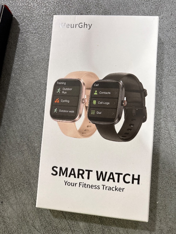 Photo 1 of Smart Watch for Men Women, 1.91" HD Touch Screen Fitness Watch with 120+ Sports Modes, Fast Charging Smartwatch with Bluetooth Call Answer/Make, IP68 Waterproof Fitness Watch for Android/iOS, White