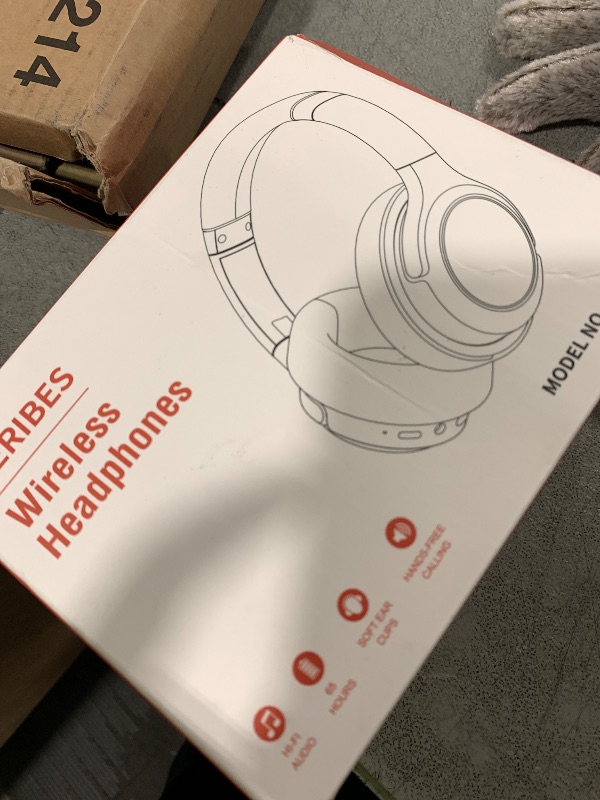Photo 1 of BERIBES Bluetooth Headphones Over Ear, 65H Playtime and 6 EQ Music Modes Wireless Headphones with Microphone, HiFi Stereo Foldable Lightweight Headset, Deep Bass for Home Office Cellphone PC Ect.