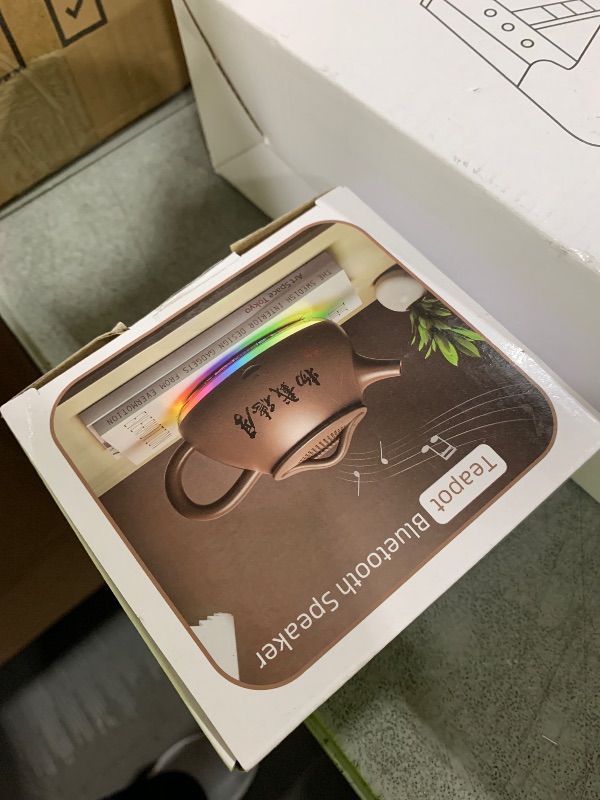 Photo 1 of CHOUYONL Portable Mini Bluetooth Speaker Wireless, Cute Style, Little TF Card Speaker, Teapot Decor Kitchen Room Table Desk, Night Lights, Ideal Gift for Boy Girl Kids Teens Men Women