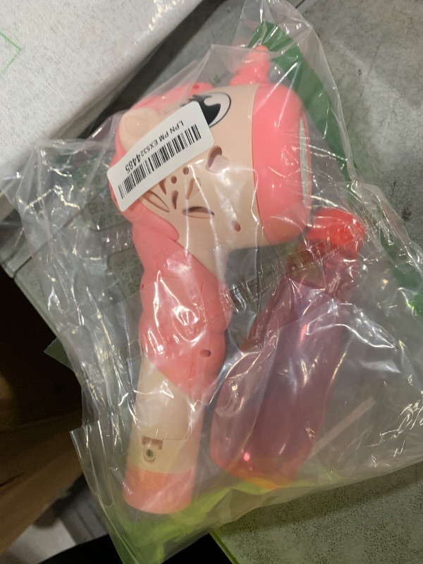 Photo 1 of Unicorn Automatic Bubble Wand Solution for Toddler Kid Princess Toy Age 1 2 3 4 5 6 7 8 1yr Year Old Little Girl Gift Machine Outdoor Juegos Juguetes Burbujas Niñas Christmas Pink