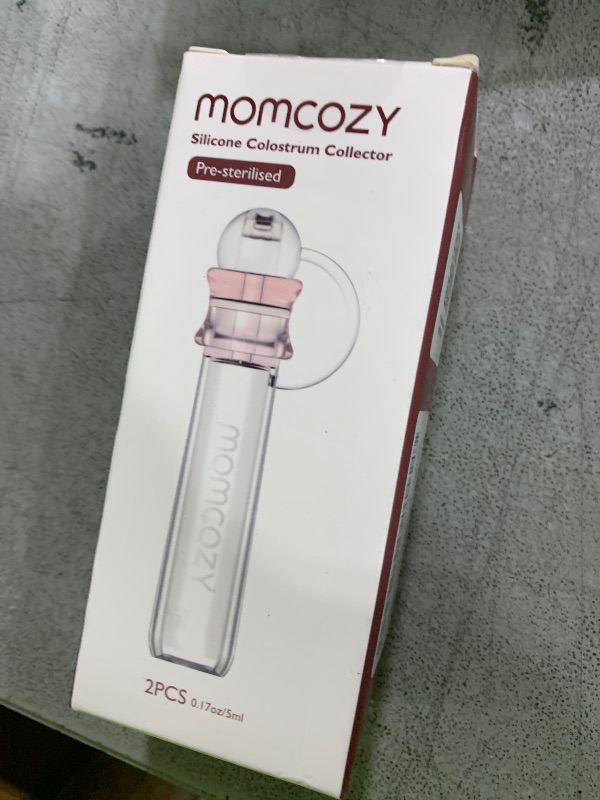 Photo 1 of Momcozy Colostrum Collector Reusable Breast Milk Collector, Portable Colostrum Container Can be Feeding Baby, Multi-Use Collector BPA Free, 5ml-2pcs