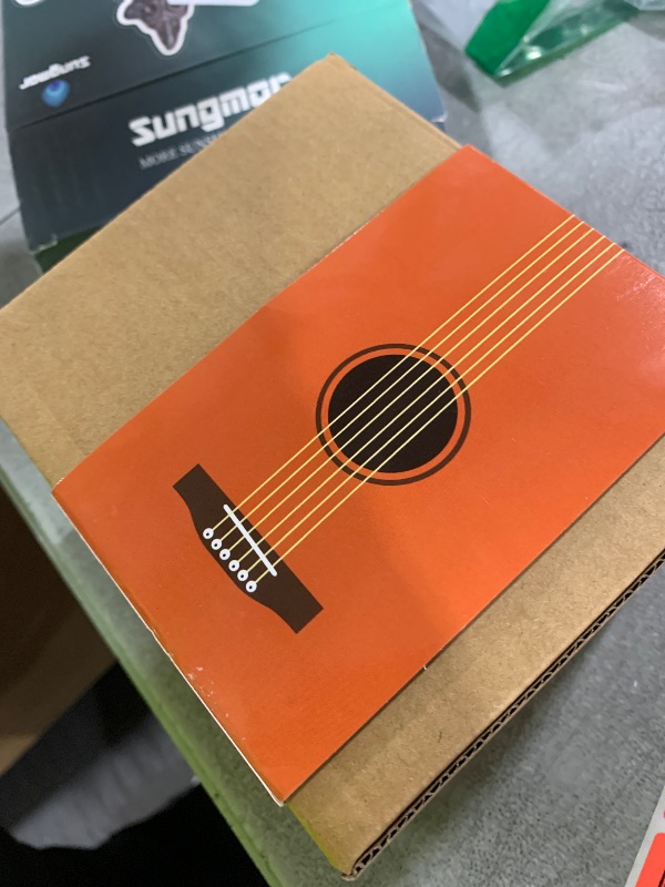 Photo 1 of Plywood Guitar Wall Mount Holder with Pick Slot on top, Modern and Unique Design Guitar Hanger for Bass Acoustic Electric Guitars Ukulele Folk Violin Mandolin Banjo Skateboard Stand (Oak)