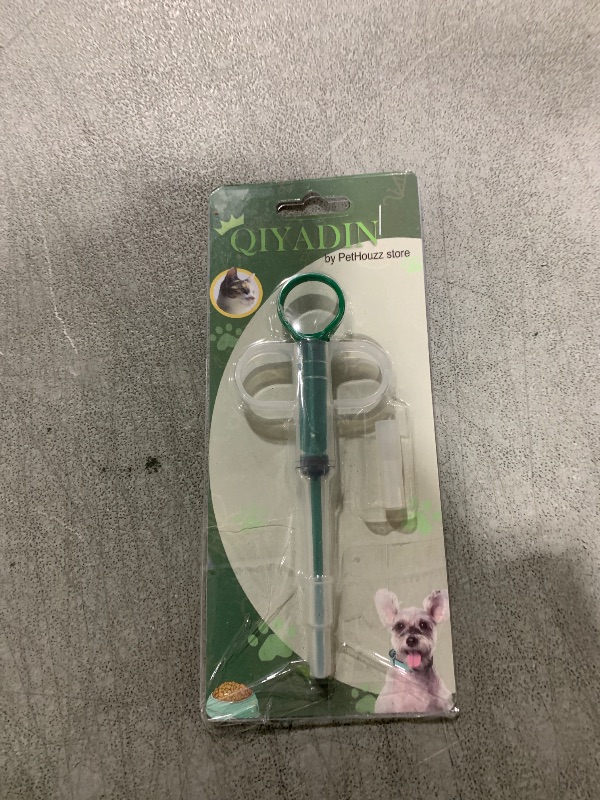 Photo 1 of QIYADIN Cat Pill Shooter Pet Piller Gun Dog Pill Shooter Cat Tablet Soft Tip Syringe Pet Medical Feeding Dispenser Tool for Small Animal