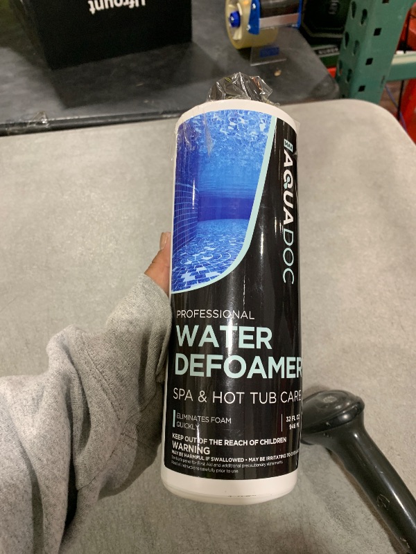 Photo 1 of Hot Tub Defoamer - Spa Defoamer for Hot Tub Owners 32oz, Spa Anti Foam to Keep Foam Down, Hot Tub Chemicals Made in USA - AquaDoc