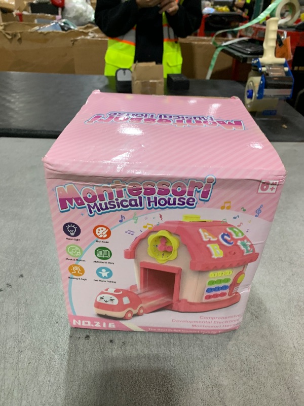 Photo 1 of Montessori Toys for 1 Year Old Girl Gifts, 12-in-1 Musical House Toddler Learning Toys for 1-2, 1st First Birthday Gifts for Girls and Boys Baby 6-12 12-18 6-24 Months