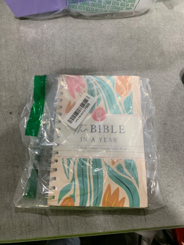 Photo 1 of The Bible in A Year A 52-week Study Spiral Bound Gods Word Plan for Women