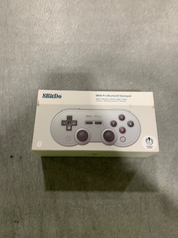 Photo 1 of 8Bitdo SN30 Pro Bluetooth Controller, Hall Effect Joystick Update, Compatible with Switch, PC, macOS, Android, Steam Deck & Raspberry Pi (Gray)