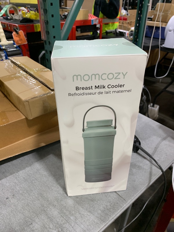 Photo 1 of Momcozy 22oz Portable Breast Milk Cooler for Outdoor, Life Saver with 360° Total Cooling for 24 Hours, Larger Capacity Travel Breastmilk Chiller with 2pcs Baby Bottles for Breastmilk Storage, Green