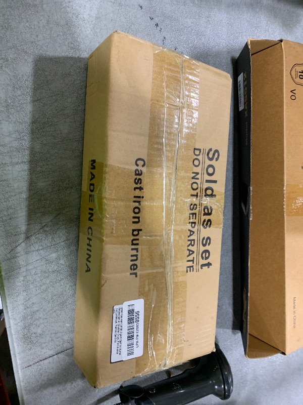 Photo 1 of Direct store Parts DB106 (3-pack) 13 3/4” Cast Iron Burner Replacement for Charbroil, Centro, Front Avenue, Costco Kirkland, Thermos Gas Grills, for Charbroil 463240804, 463247004, 463261406 models