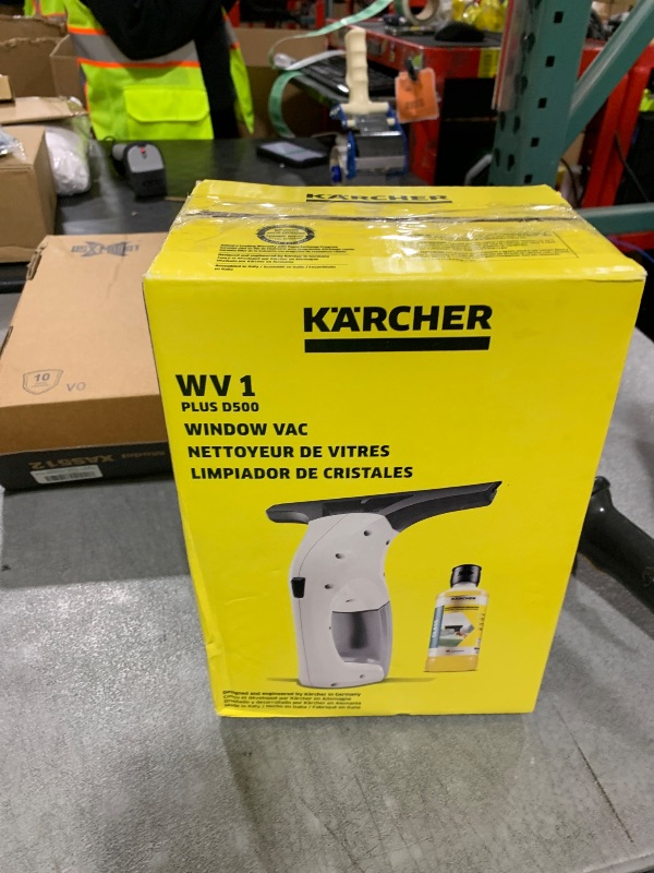 Photo 1 of Kärcher WV 1 Electric Window Vacuum Squeegee 10" - Perfect for Showers, Mirrors, Glass, and Countertops - Electric Squeegee