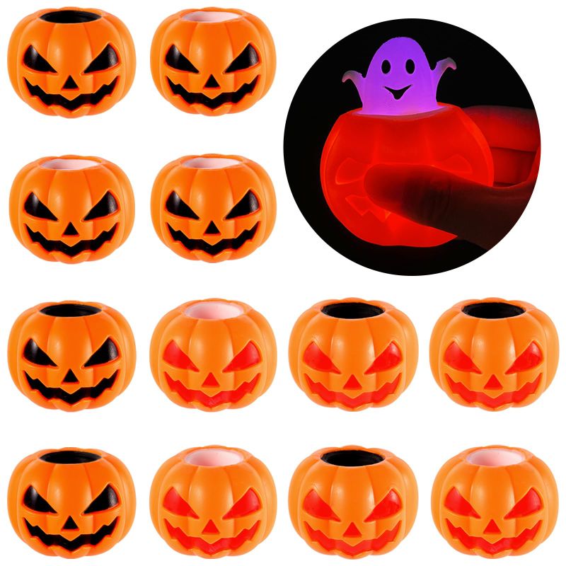 Photo 1 of jongdari halloween toys, 12 pack pumpkin led