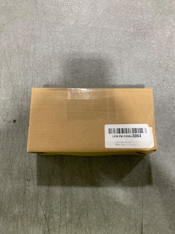 Photo 1 of 10Ft Flat Plug Small Power Strip,3-Side White Extension Cord with 6 Wide Outlets Extender,No Surge Protector,Cruise Ship Essentials,Multi Plug for College Dorm Home Office Travel,Wall Mount,ETL Listed