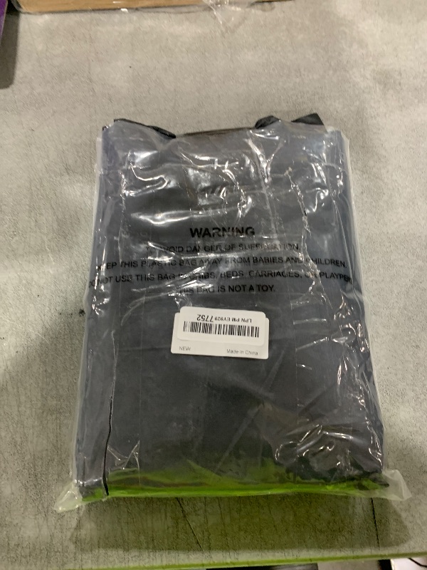 Photo 1 of 2 Packs Vinyl Card Tablecloth with Flannel Backing 34x34 inch - Waterproof Plastic Picnic Table Cover for Square Folding Table Cloth with Elastic Corners, Black