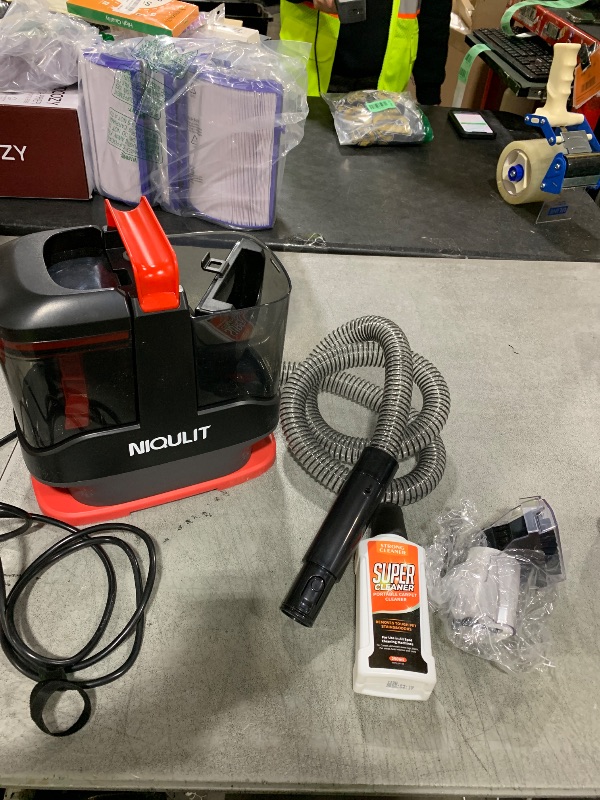 Photo 1 of Portable Carpet & Upholstery Cleaner Machine - 15Kpa Deep Cleaning for Area Rugs, Pets, Couch & Car