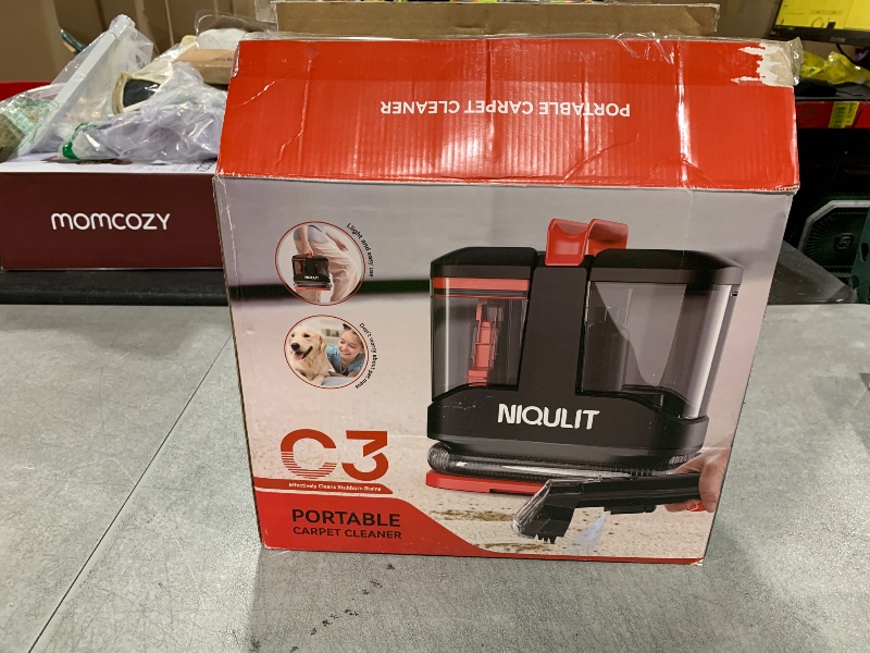 Photo 1 of Portable Carpet & Upholstery Cleaner Machine - 15Kpa Deep Cleaning for Area Rugs, Pets, Couch & Car
