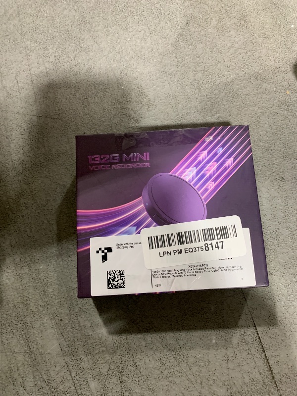 Photo 1 of 128G (1600 Hour) Magnetic Voice Activated Recorder - Nanezan Recording Device MP3 Records with 70 Hours Battery Time, USB-C Audio Recorder for Work, Lectures, Meetings, Interviews