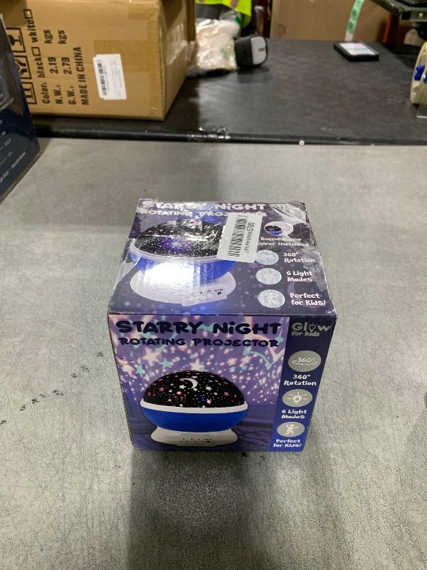 Photo 1 of  Rotating Spin Music Starry Sky Night Light Projector Children Kids Baby Sleeping Night Light