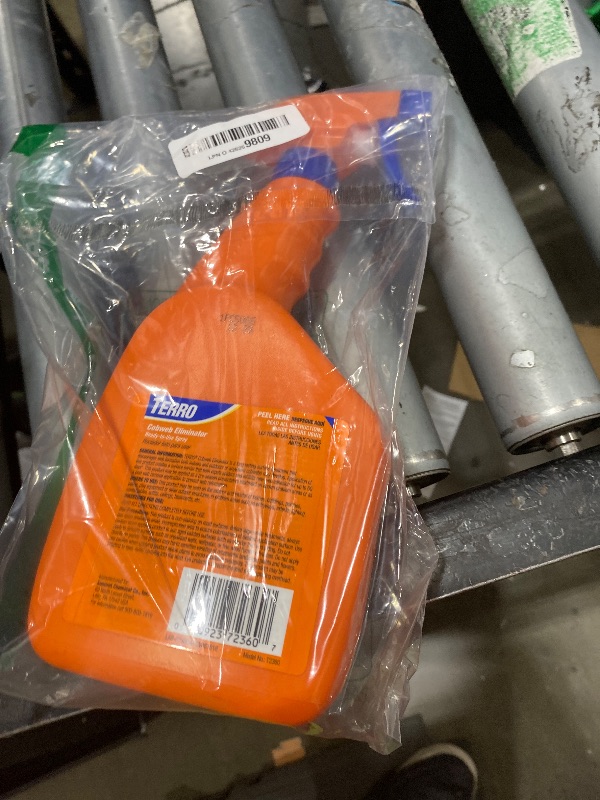 Photo 1 of TERRO T2360 Ready-to-Use Spider Cobweb Eliminator and Repellent Spray - Prevent Spiderweb Formation
