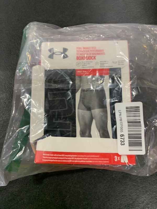 Photo 1 of Under Armour Men's Multi-Pack Performance Tech Trunk, Boxer Brief with 3" Inseam, Ultra-Soft