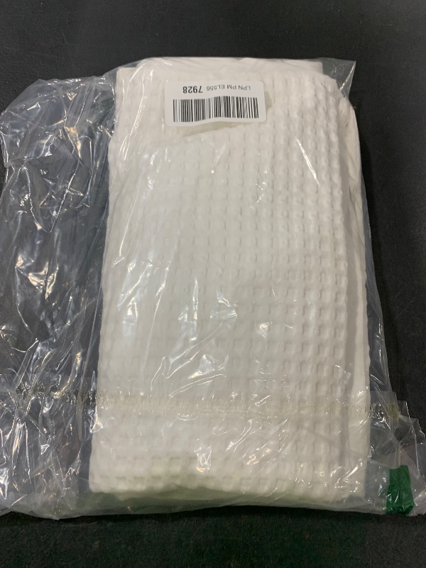 Photo 1 of 100% Egyptian Cotton 600 TC Waffle Weave Throw Pillow Covers 2 Pack, Ultra Soft Breathable Euro Pillow Shams Covers, Decorative Cushion Covers for Bed Couch Sofa Car, No Insert, White, 26" x 26"