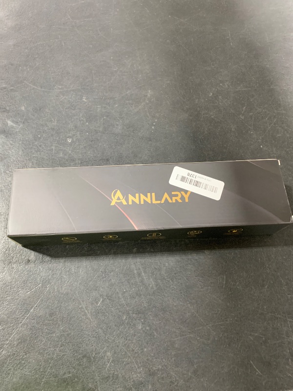Photo 1 of Annlary Hair Straightener 1 Inch Flat Iron and Curler 2 in 1 Titanium Ceramic Ionic Dual Voltage Straightener with Heat-Resistant Silicone, for Less Frizz, Shinier & Smoother