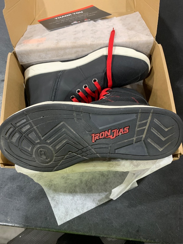 Photo 1 of BORLENI Motorcycle Riding Shoes Road Street Motocross Protective Boots for Men, Casual Breathable Powersports Shoes