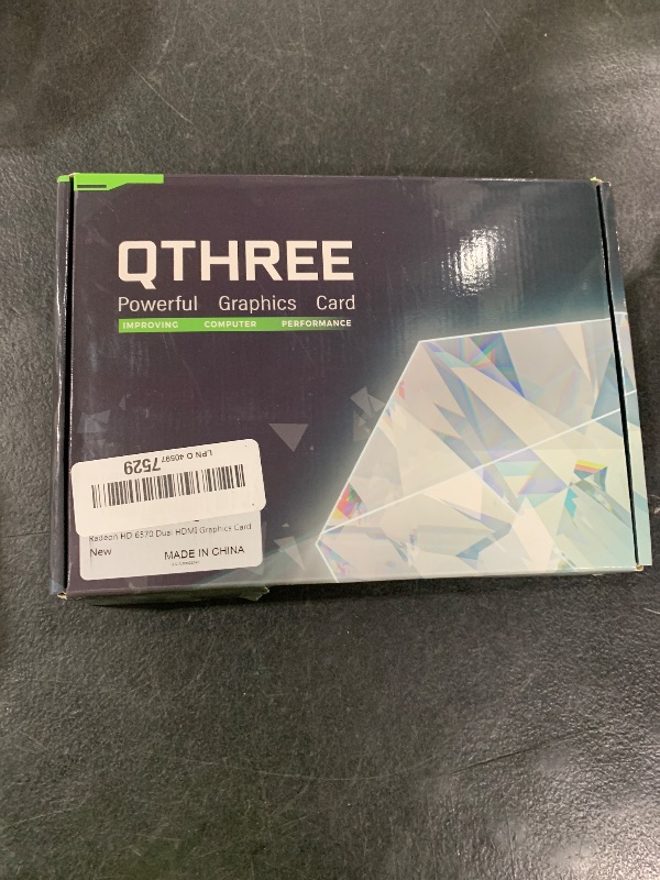 Photo 1 of QTHREE Radeon HD 6570 Low Profile Graphics Card,Dual HDMI,1GB,GDDR3,64-Bits,Desktop Video Card for PC Gaming,PCI-Express X16,Computer GPU