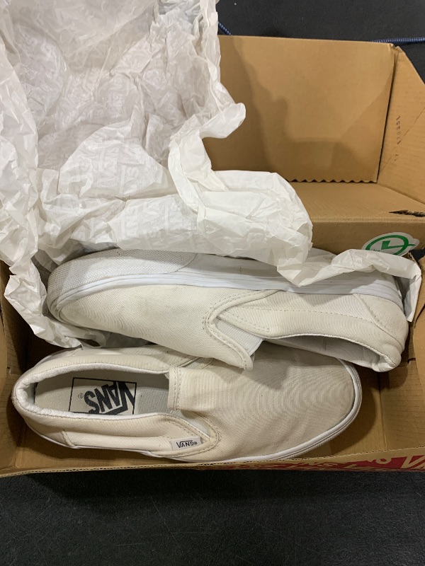 Photo 1 of Vans Women's Asher Slip-On Shoe | Comfortable Sneakers for Walking, Fashion & Everyday Wear, True White/True White, 7