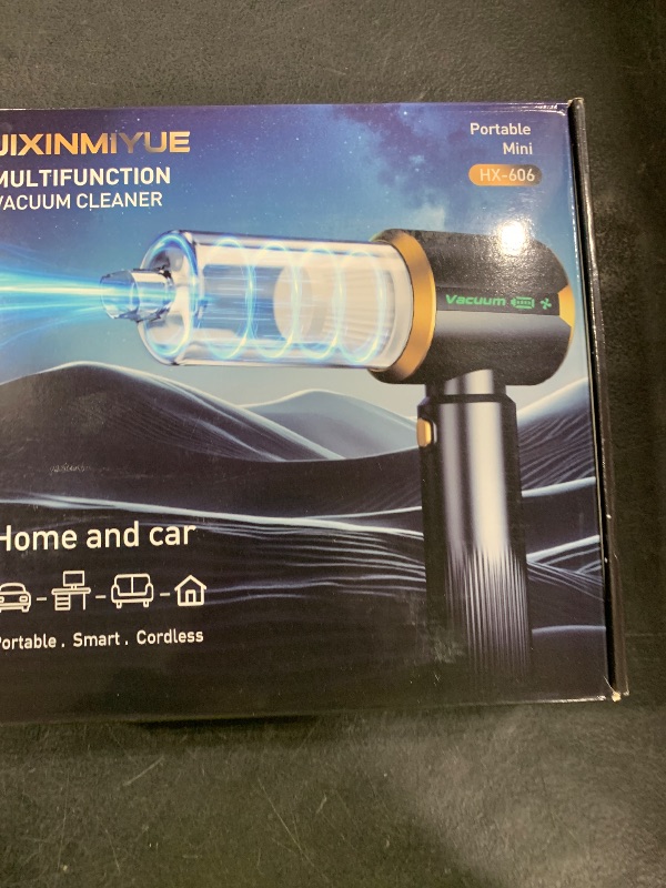 Photo 1 of JIXINMIYUE Car Handheld Vacuum Cordless: Car Vacuum Cleaner with 16000Pa Ultra-Strong Suction, Design for Drivers and Office Workers