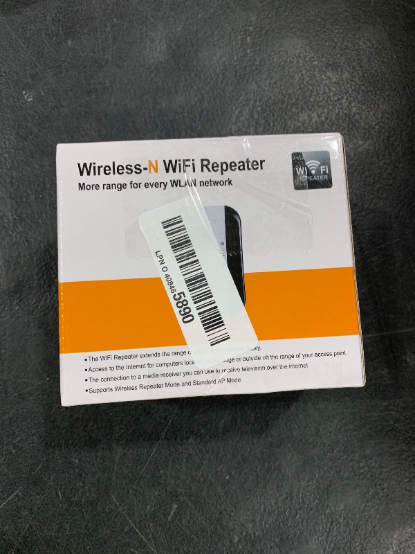 Photo 1 of WiFi Extender, WiFi Signal Booster Up to 5800sq.ft and 56+ Devices, WiFi Range Extender, Wireless Internet Repeater, Long Range Amplifier with Ethernet Port,1-Key Setup, Access Point, Alexa Compatible