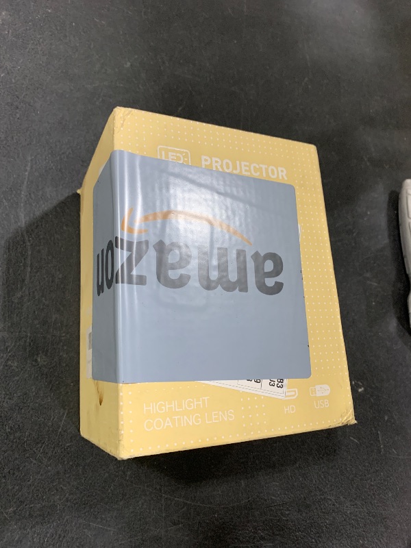 Photo 1 of Mini Projector, Portable Projector 4K Support, Full HD 1080P Outdoor Projector, 270° Rotation Movie Projector, Compatible with Smartphone, TV Stick, Laptop, PS4, HDMI, USB (No WiFi or Bluetooth)