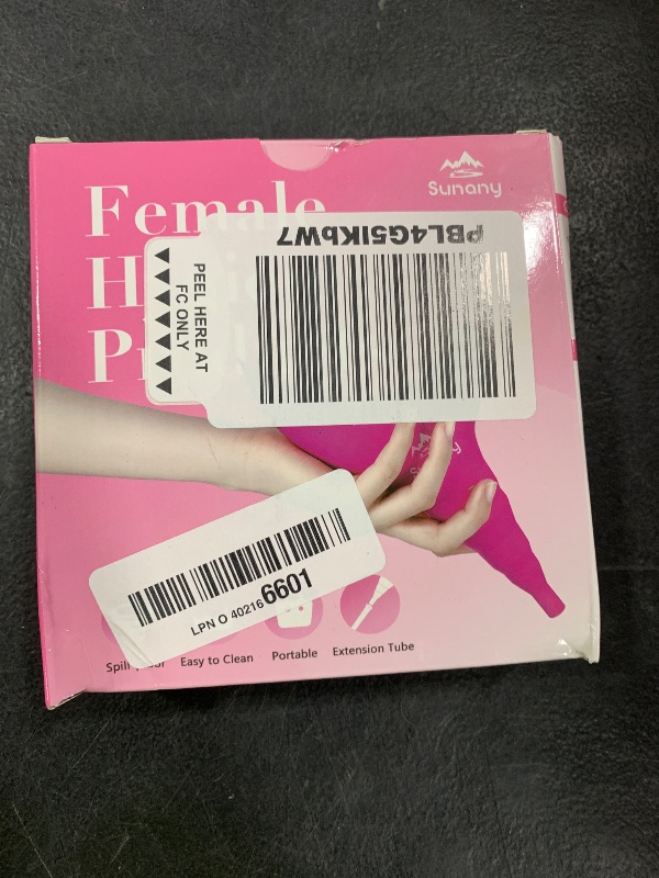 Photo 1 of Sunany Female Urinal, Female Urinal with Silicone Funnel, Portable for Standing Female, Reusable Urinal for Female Toilet, Women's Urinal is The Perfect Companion for Indoor Use