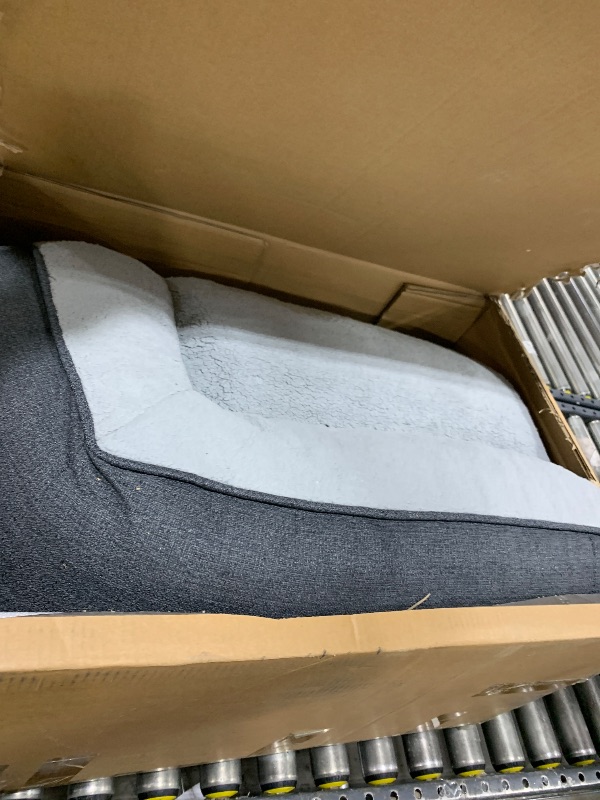 Photo 1 of Bedsure XL Orthopedic Dog Beds Large Sized Dog - Extra Thick Supportive Dogs Couch with Waterproof Washable Cover, Extra Large Comfort Pet Bed Sofa with Soft Plush Sherpa and Nonskid Bottom, Grey, 42"