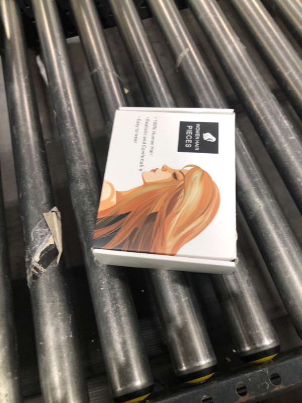 Photo 1 of Hairro Human Hair Topper, Clips in 100% Real Hairpieces with 4"x 4.7" Silk Base for Women, for High Hairline/Covering Greyish Thin Hair on Top, 14 Inch Ash Blonde Mix Bleach Blonde