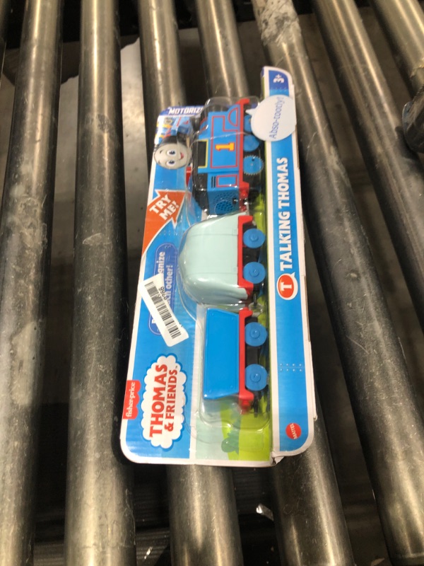 Photo 1 of Thomas & Friends Motorized Toy Train Talking Thomas Engine with Sounds & Phrases Plus Cargo for Preschool Kids Ages 3+ Years