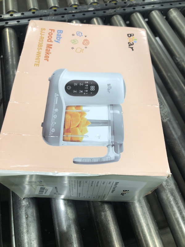 Photo 1 of BEAR 2024 Baby Food Maker | One Step Baby Food Processor Steamer Puree Blender | Auto Cooking & Grinding | Baby Food Puree Maker with Self Cleans | Touch Screen Control, White