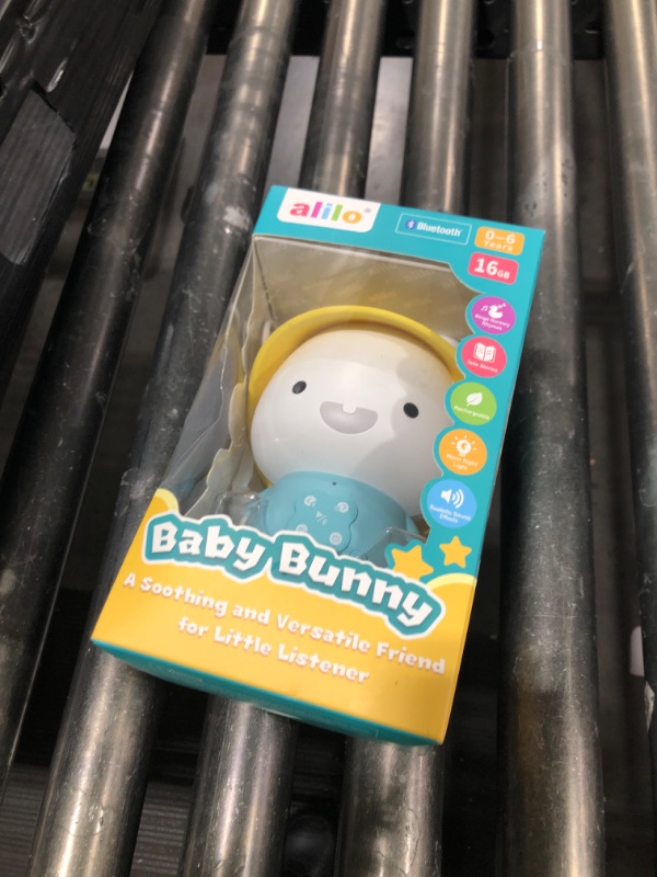 Photo 1 of alilo Bunny Kids Music Player, Storytelling Toys for Toddler 1-3-5,Infant Baby Boy Girl Gifts Pre-Loaded 30 Stories/48 Nursery Rhymes/12 Soothing Music,with Nightlight,Bluetooth,Record Function
