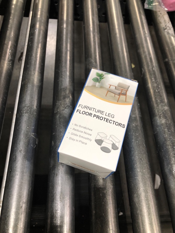 Photo 1 of 24 Pcs Chair Leg Floor Protectors for Hardwood Floors Silicone Covers to Protect Wood Tile Floors Felt Pads Furniture Leg Caps Non Slip Reduce Noise (Fit:1.3"-2")
