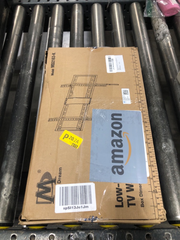 Photo 1 of Mounting Dream TV Mount Fixed for Most 42-84 Inch Flat Screen TVs, TV Wall Mount Bracket up to VESA 600 x 400mm and 132 lbs - Fits 16"/18"/24" Studs - Low Profile and Space Saving MD2163-K