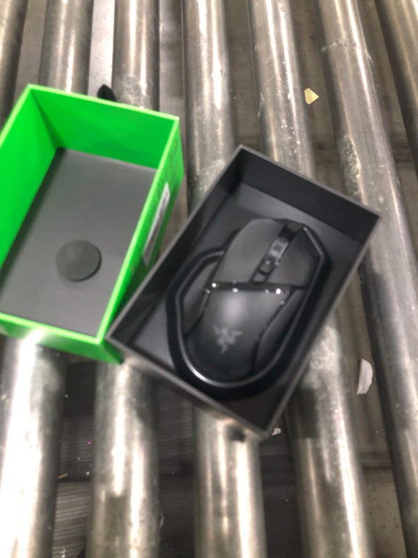 Photo 1 of Razer Basilisk V3 Pro 35K Wireless Gaming Mouse: HyperScroll Tilt Wheel - 35K DPI Optical Sensor Gen 2-13 Customizable Controls - Chroma RGB - Optical Switches Gen 3 - Up to 140 Hr Battery - Black