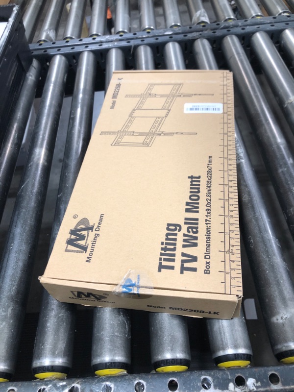 Photo 1 of Mounting Dream UL Listed TV Mount for Most 37-75 Inch TV, Universal Tilt TV Wall Mount Fit 16", 18", 24" Stud with Loading Capacity 132lbs, Max Vesa 600 x 400mm, Low Profile Flat Wall Mount Bracket