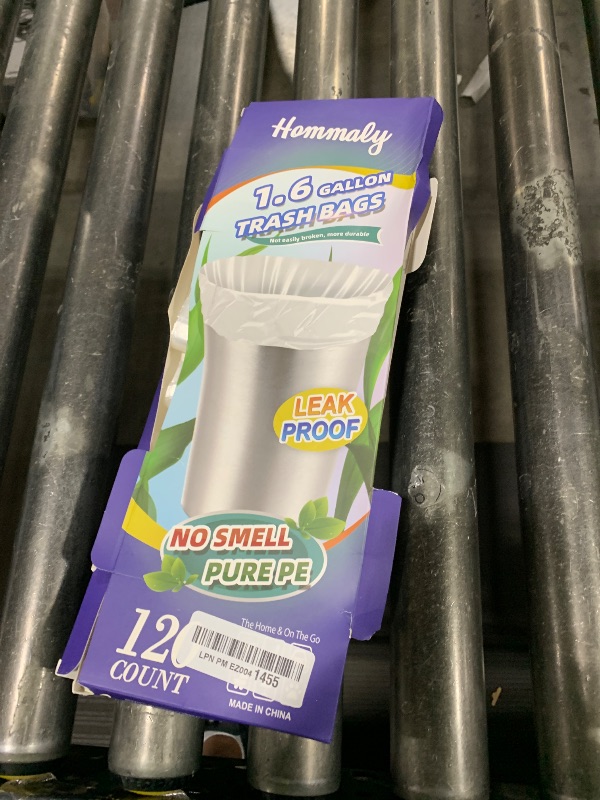 Photo 1 of 1.6 Gallon 120 pcs (Fit 1.3-1.6 Gal)Small Clear Trash Bags, Strong 1.3 Gallon1.5 Gallon 1.6 gallons Garbage Bags, Bathroom Trash Can Bin Liners, Mini Bags for Office, Waste Basket Liner,Fit 5-6 Liters
