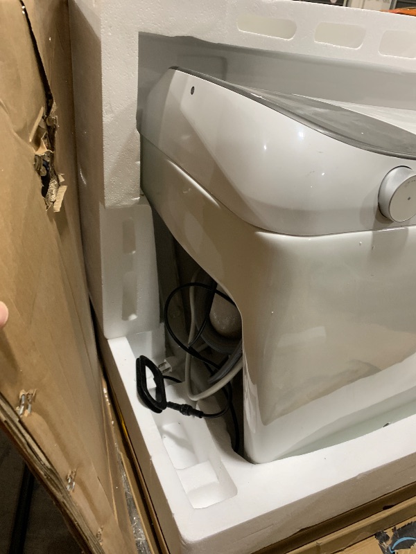 Photo 1 of EPLO Smart Toilet Auto Open/Close,Built in Tank Bidet Toilet,Heated Seat,Foot Kick Flush,Blackout can Flush,1.06GPF,One piece Toilets for bathrooms,Night Light/LED Display/Modern Smooth Grey Lid